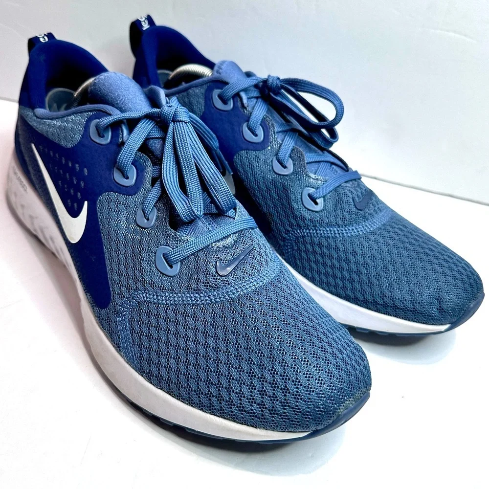 Nike React Blue Mesh Running Shoes